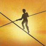 Métaphore transition professionnelle équilibre